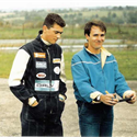 1986 Boudon managing and coaching Jerome Mounier in Magny cours for some strong results in the Championship